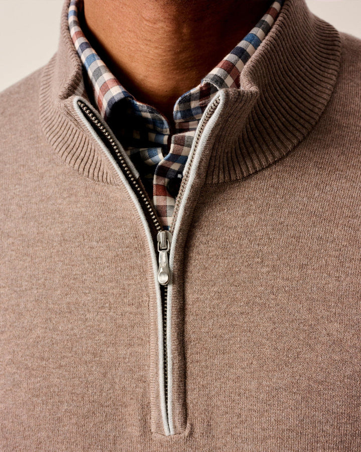 Johnnie-O Desmond 1/4 Zip Pullover: Alpaca
