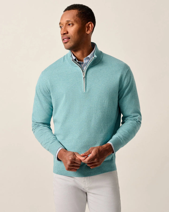 Johnnie-O Desmond 1/4 Zip Pullover: Mahalo