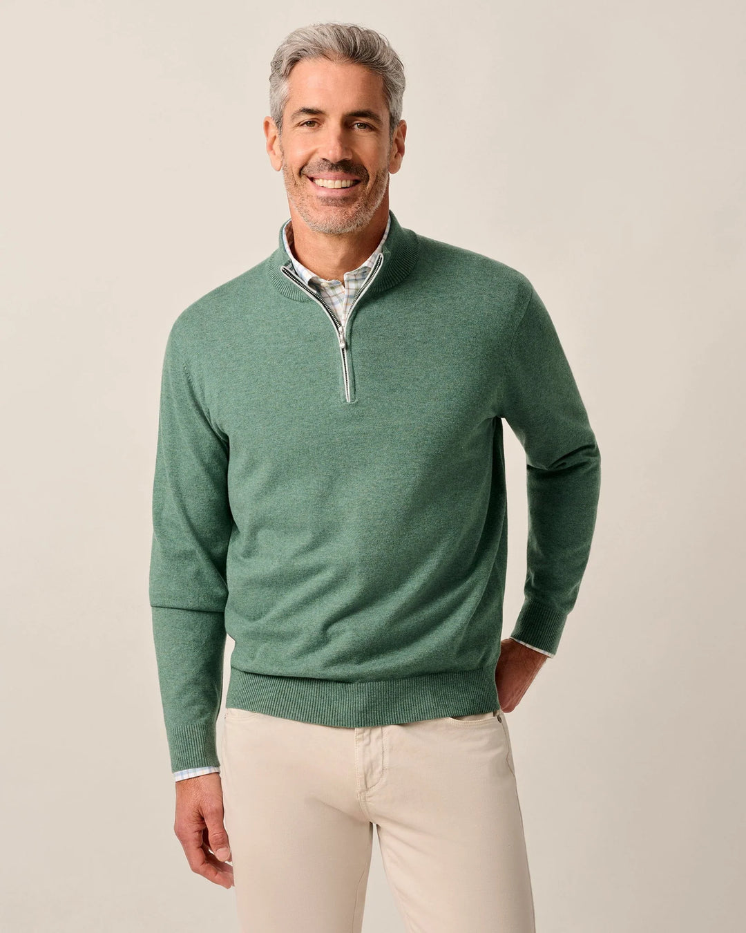Johnnie-O Desmond 1/4 Zip Pullover: Rover