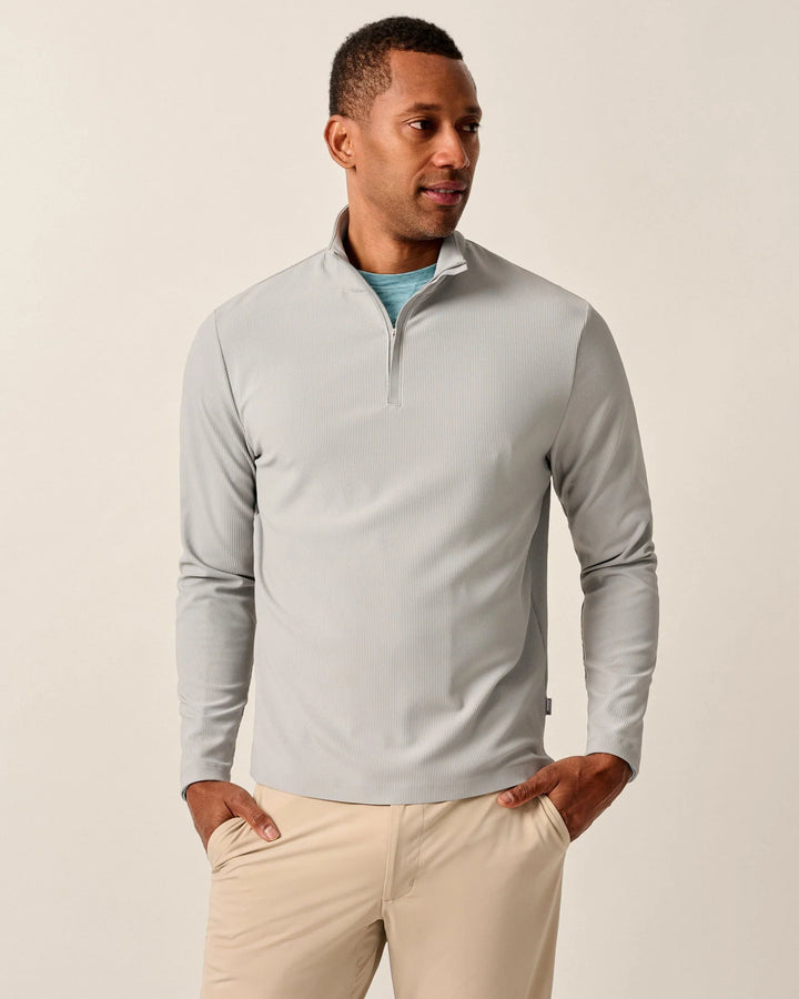Johnnie-O Hoppin Performance 1/4-Zip Pullover: Seal