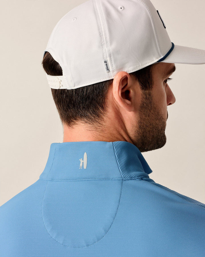 Johnnie-O Hoppin Performance 1/4-Zip Pullover: Tide