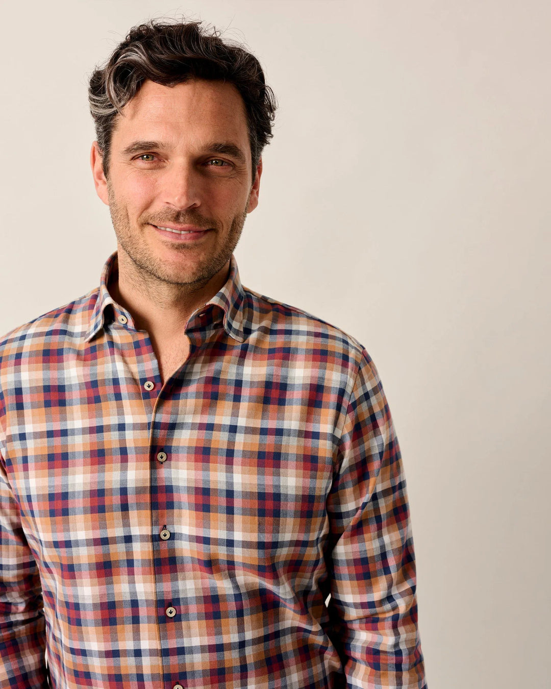 Johnnie-O Top Shelf Jonstone Button Down Shirt: Navy