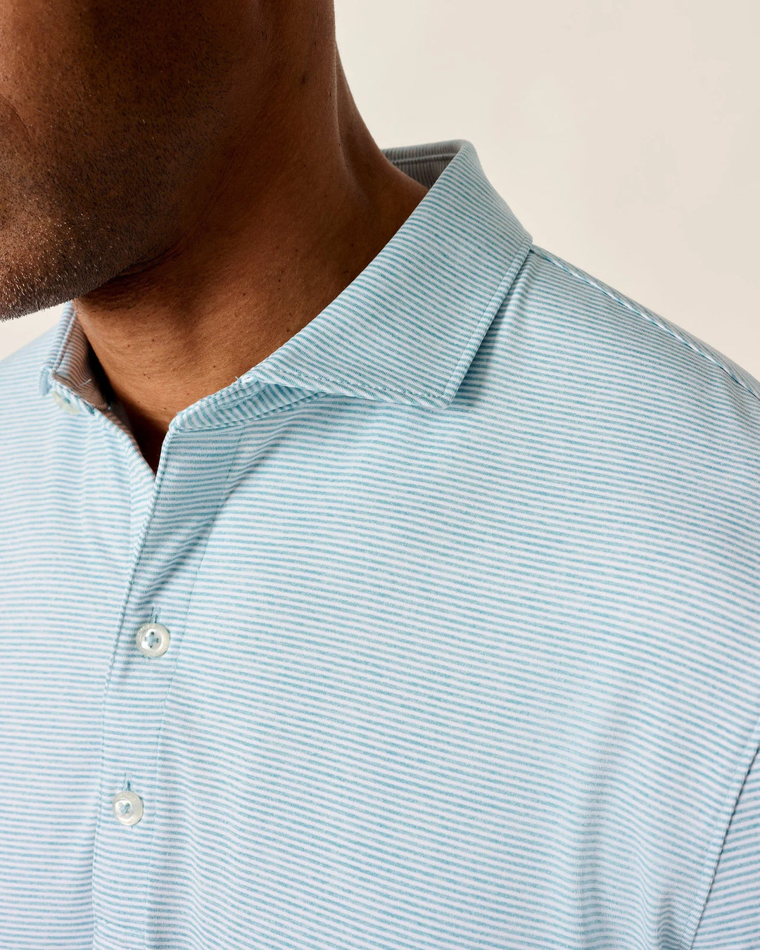 Johnnie-O Perfomance Jersey Lyndonn Polo: Haze