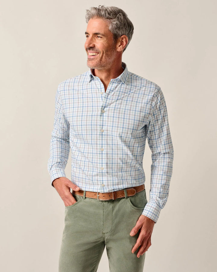 Johnnie-O Maarten Sport Shirt: Navy