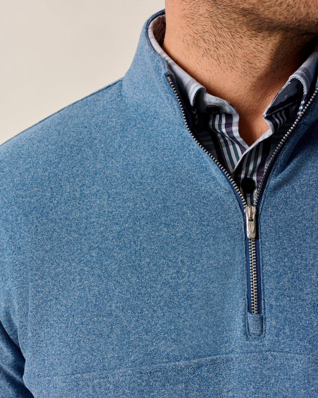 Johnnie-O Mikey Performance 1/4 Zip Pullover: Splash