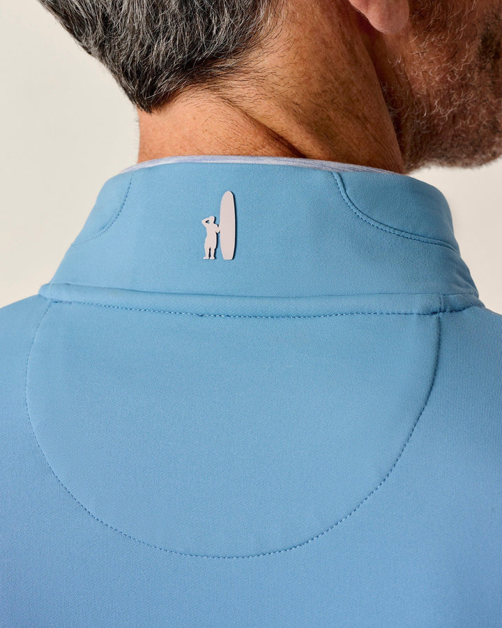 Johnnie-O Motion Performance 1/4 Zip Pullover: Tide