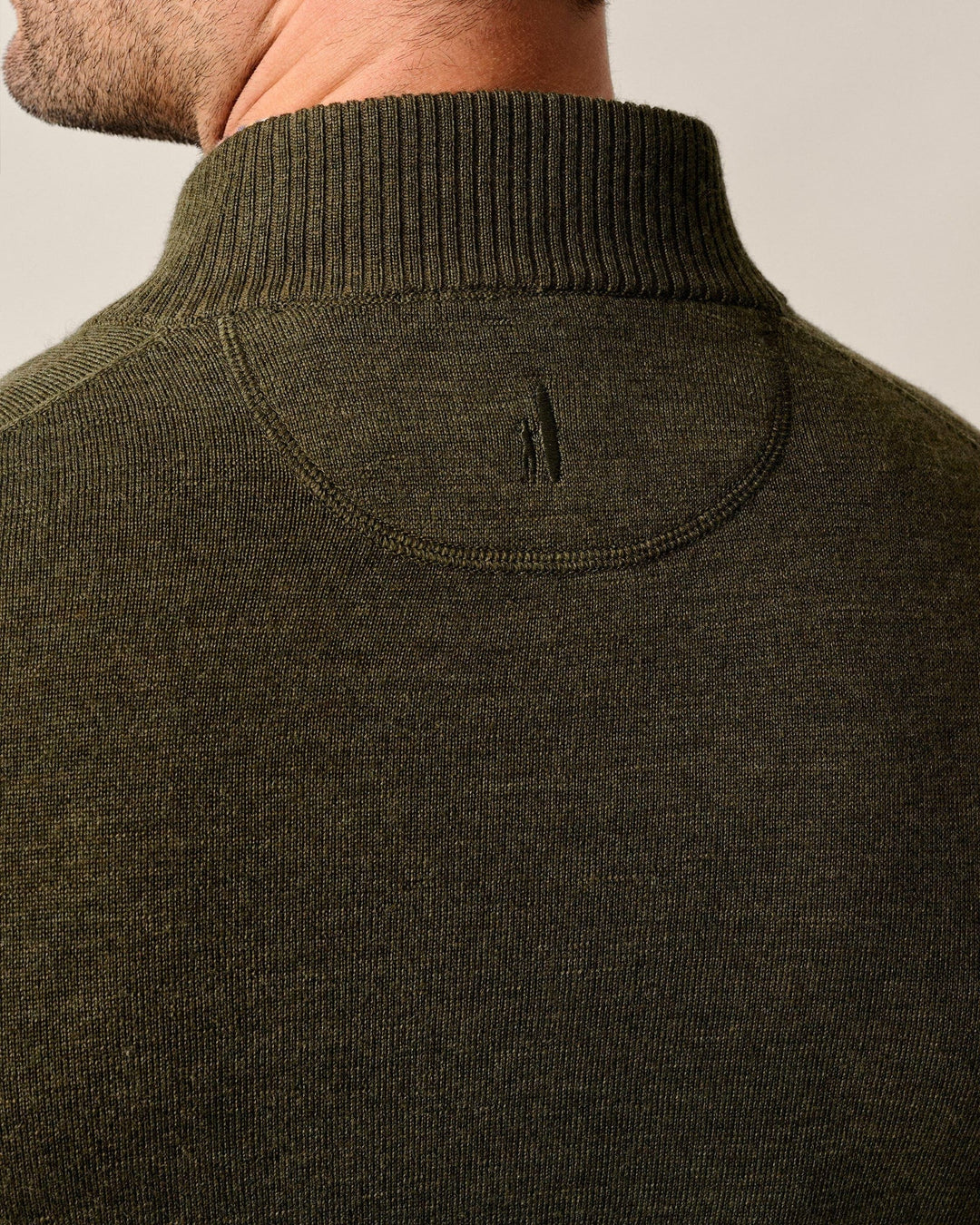 Johnnie-O Raynor Merino 1/4 Zip Sweater: Forged