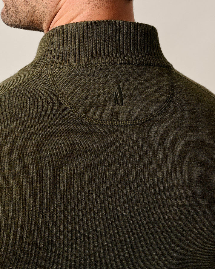 Johnnie-O Raynor Merino 1/4 Zip Sweater: Forged
