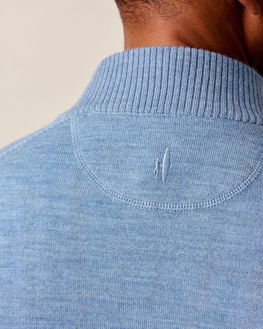 Johnnie-O Raynor Merino 1/4 Zip Sweater: Maliblu