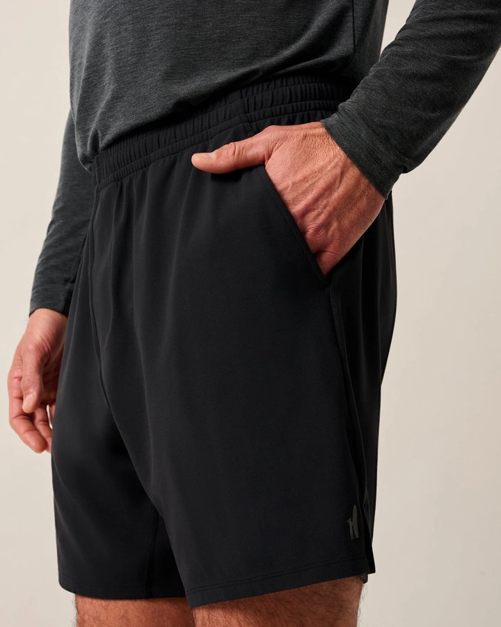 Johnnie-O Rocke Performance Shorts: Black