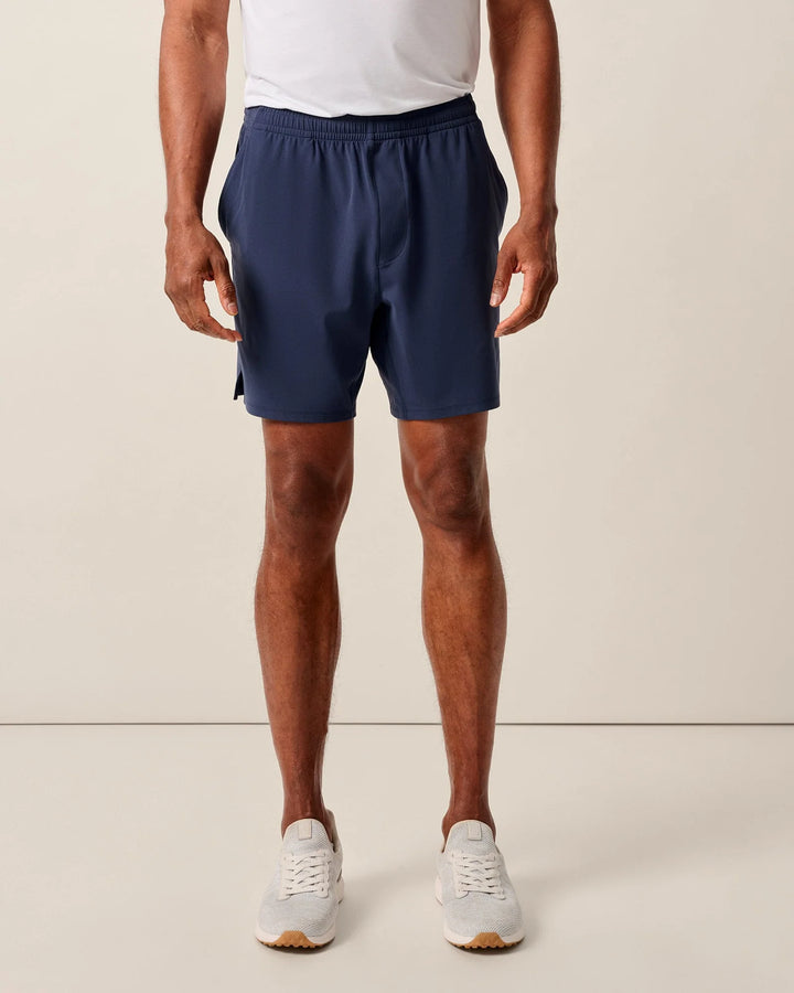 Johnnie-O Rocke Performance Shorts: Navy