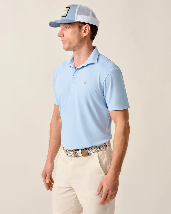 Johnnie-O Performance Mesh Polo: Stevie Solid: Kona