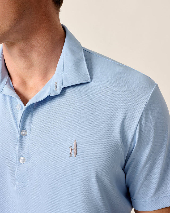 Johnnie-O Performance Mesh Polo: Stevie Solid: Kona
