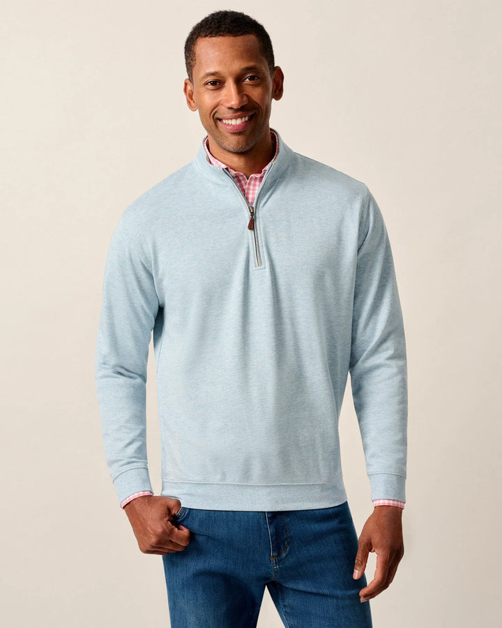 Johnnie-O Sully 1/4 Zip Pullover: Breeze