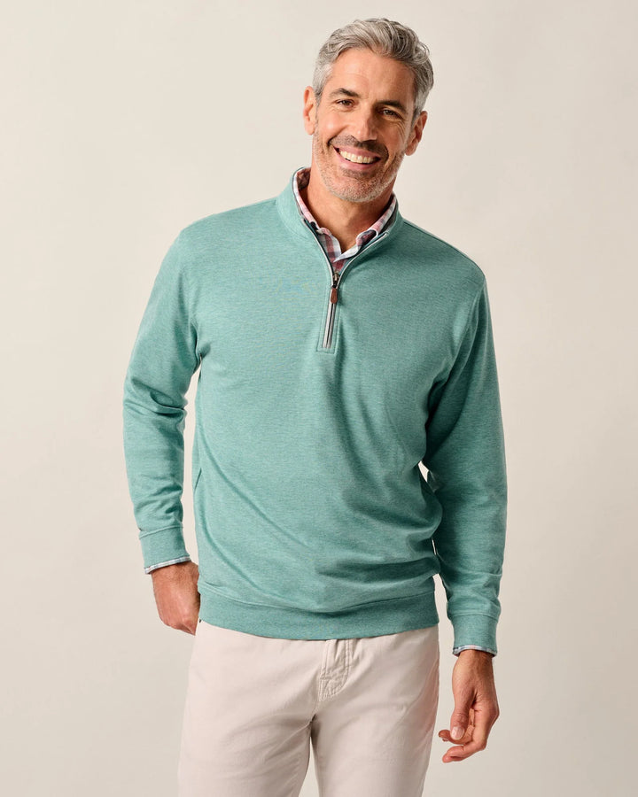 Johnnie-O Sully 1/4 Zip Pullover: Fountain