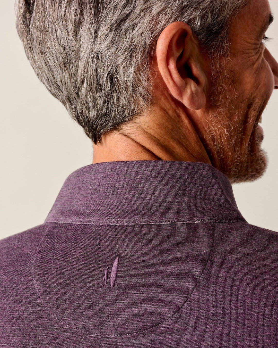 Johnnie-O Sully 1/4 Zip Pullover: Royal Plum