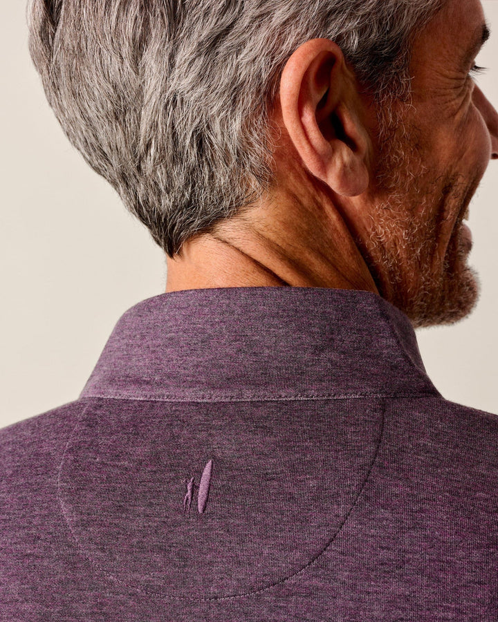 Johnnie-O Sully 1/4 Zip Pullover: Royal Plum