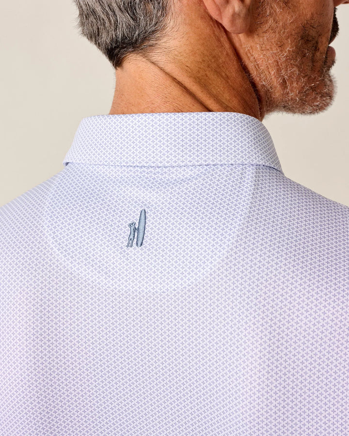 Johnnie-O Teo Performance Polo: Verbena