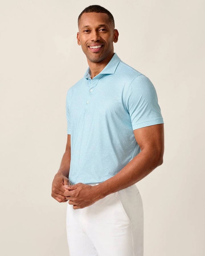 Johnnie-O Featherweight Performance Polo Tundra: Haze