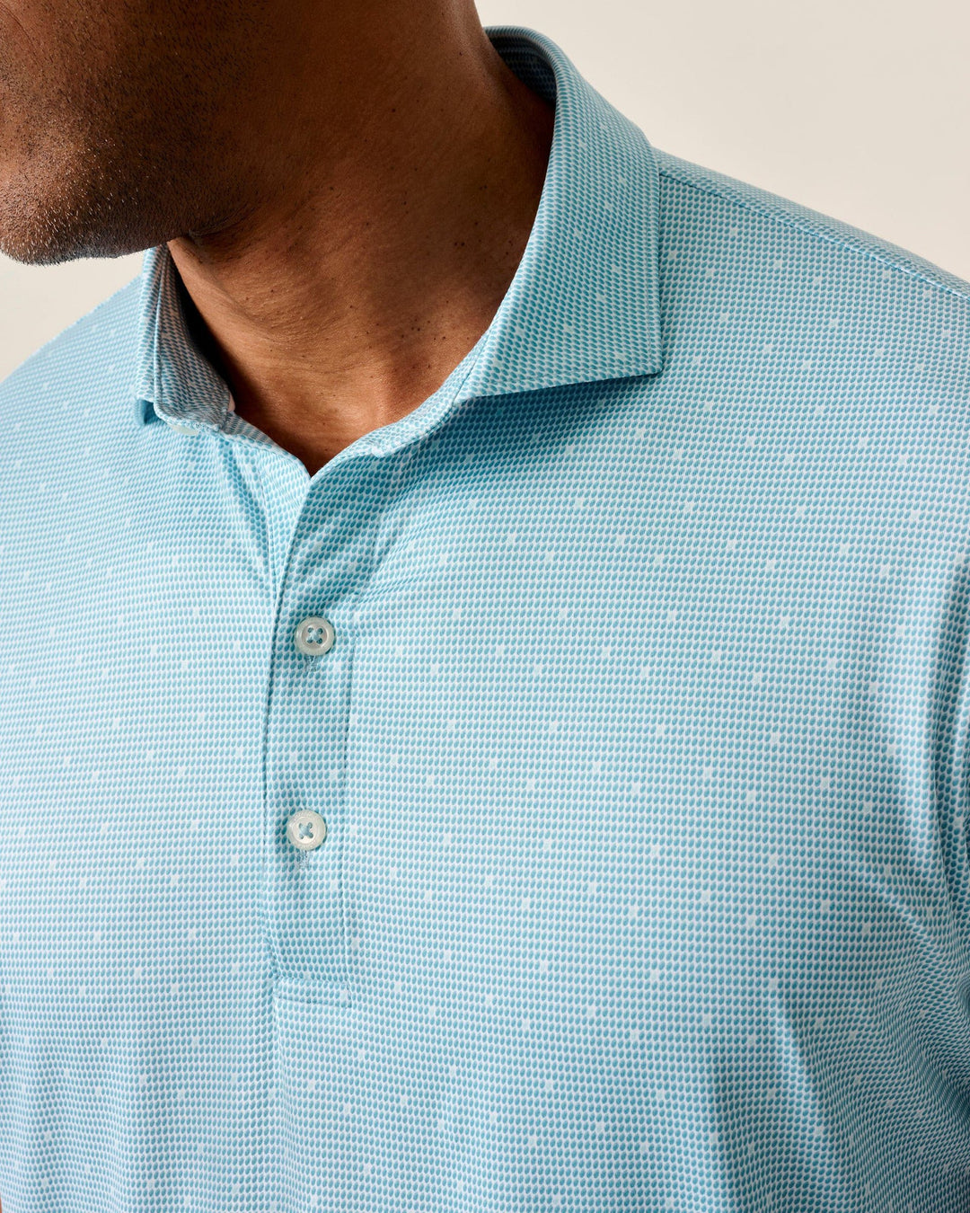 Johnnie-O Featherweight Performance Polo Tundra: Haze