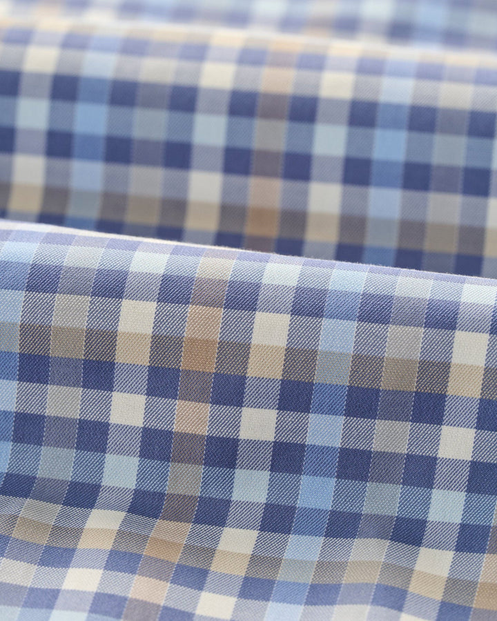 Johnnie-O Olie Performance Button Down Shirt: Navy