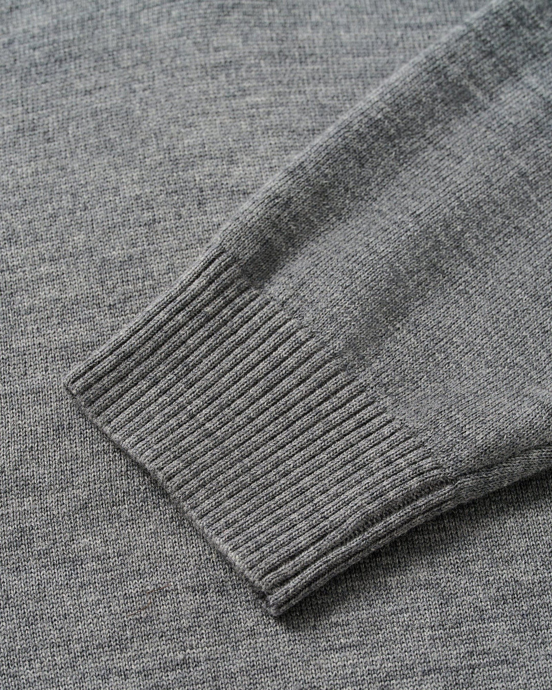 Johnnie-O Raynor Merino 1/4 Zip Sweater: Charcoal