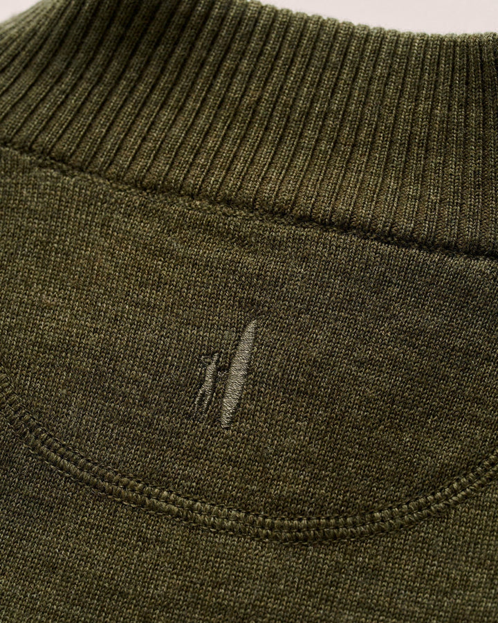 Johnnie-O Raynor Merino 1/4 Zip Sweater: Forged