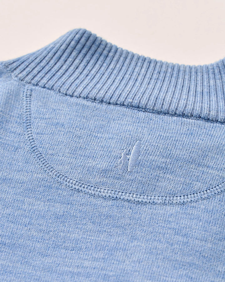Johnnie-O Raynor Merino 1/4 Zip Sweater: Maliblu