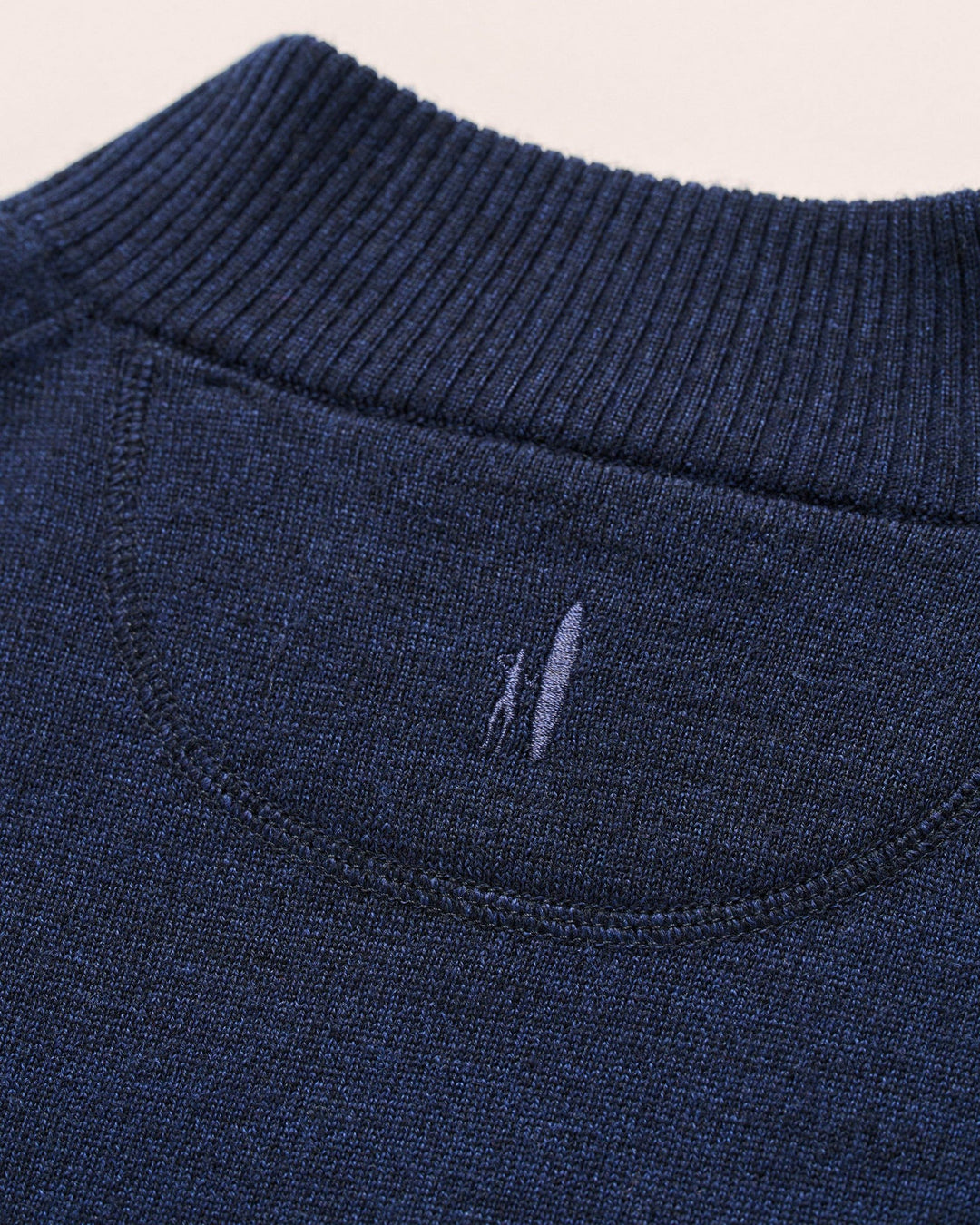 Johnnie-O Raynor Merino 1/4 Zip Sweater: Navy
