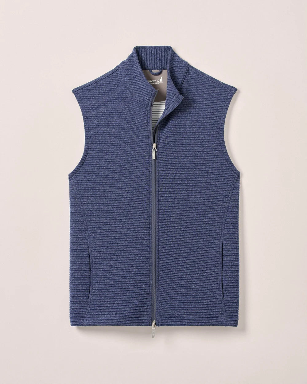 Johnnie-O Reggie Ribbed Performance Vest: Navy