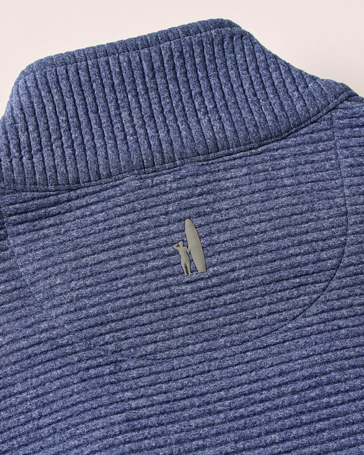 Johnnie-O Reggie Ribbed Performance Vest: Navy