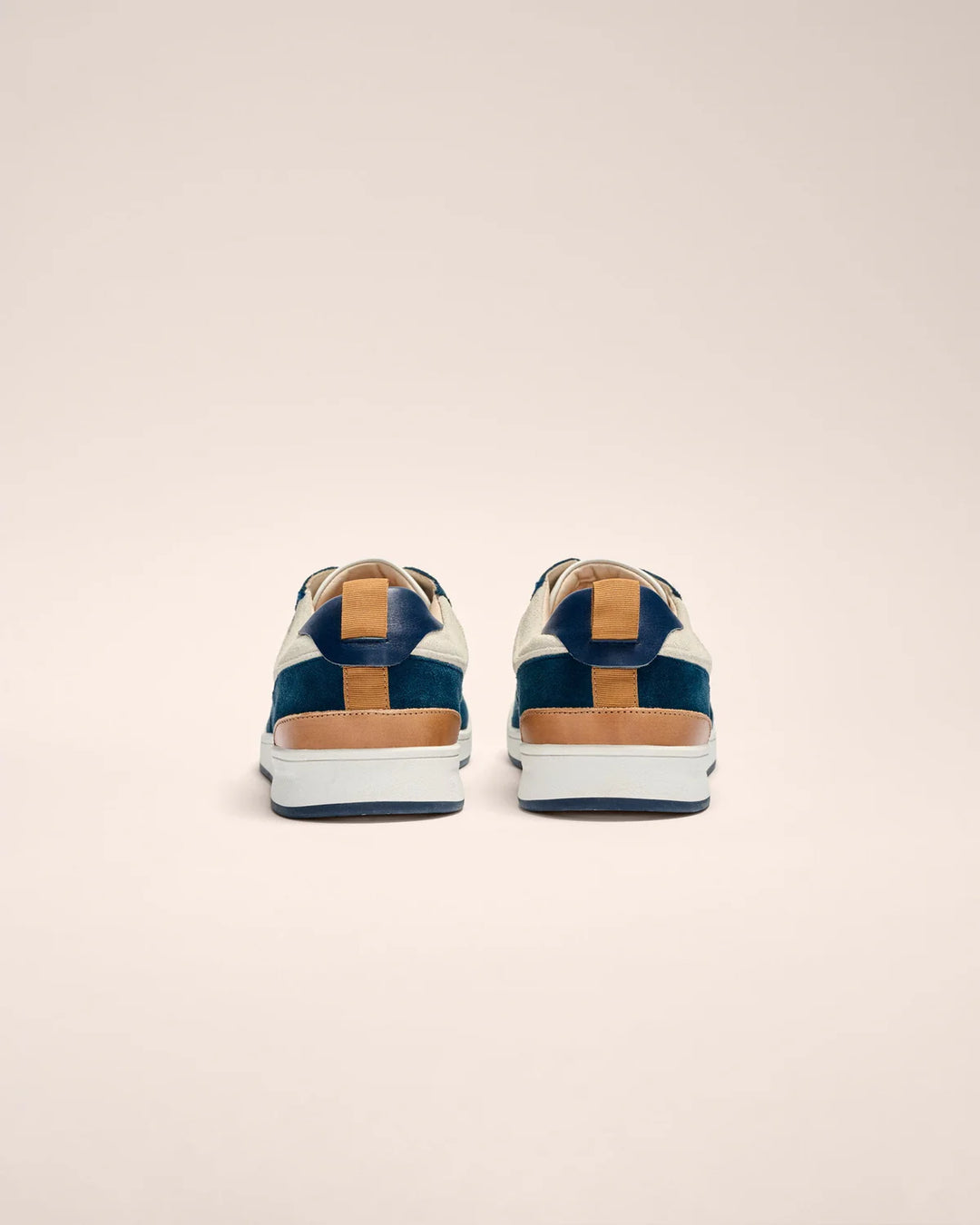 Johnnie-O Topspin Court Sneaker: Navy/White