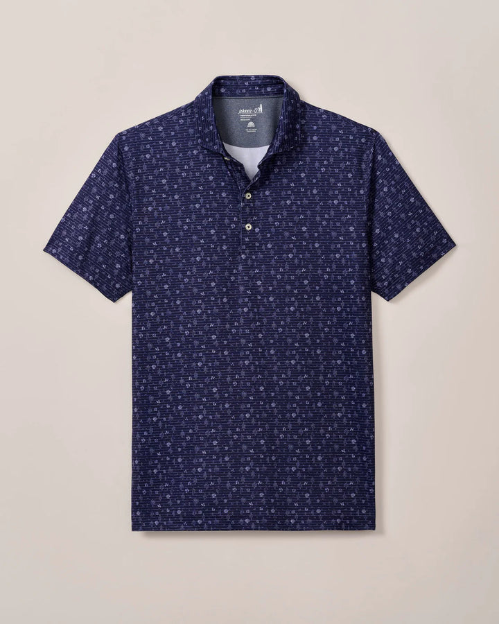 Johnnie-O Perfomance Tumbleweed Polo: Navy