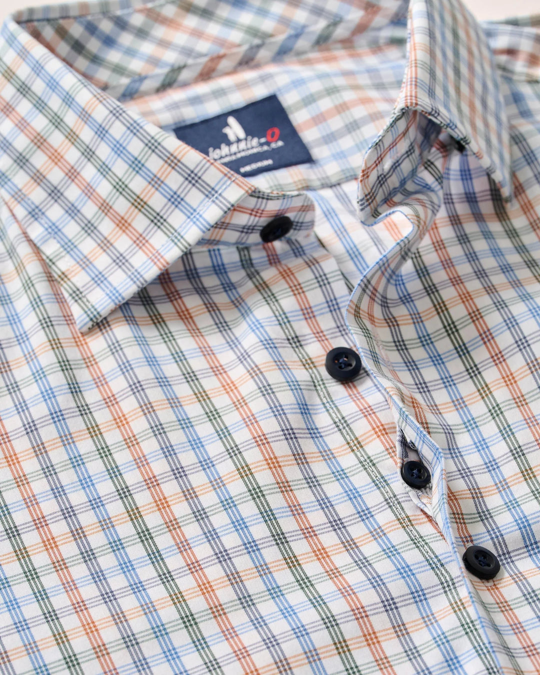 Johnnie-O Vanderwall Performance Button Down Shirt: White