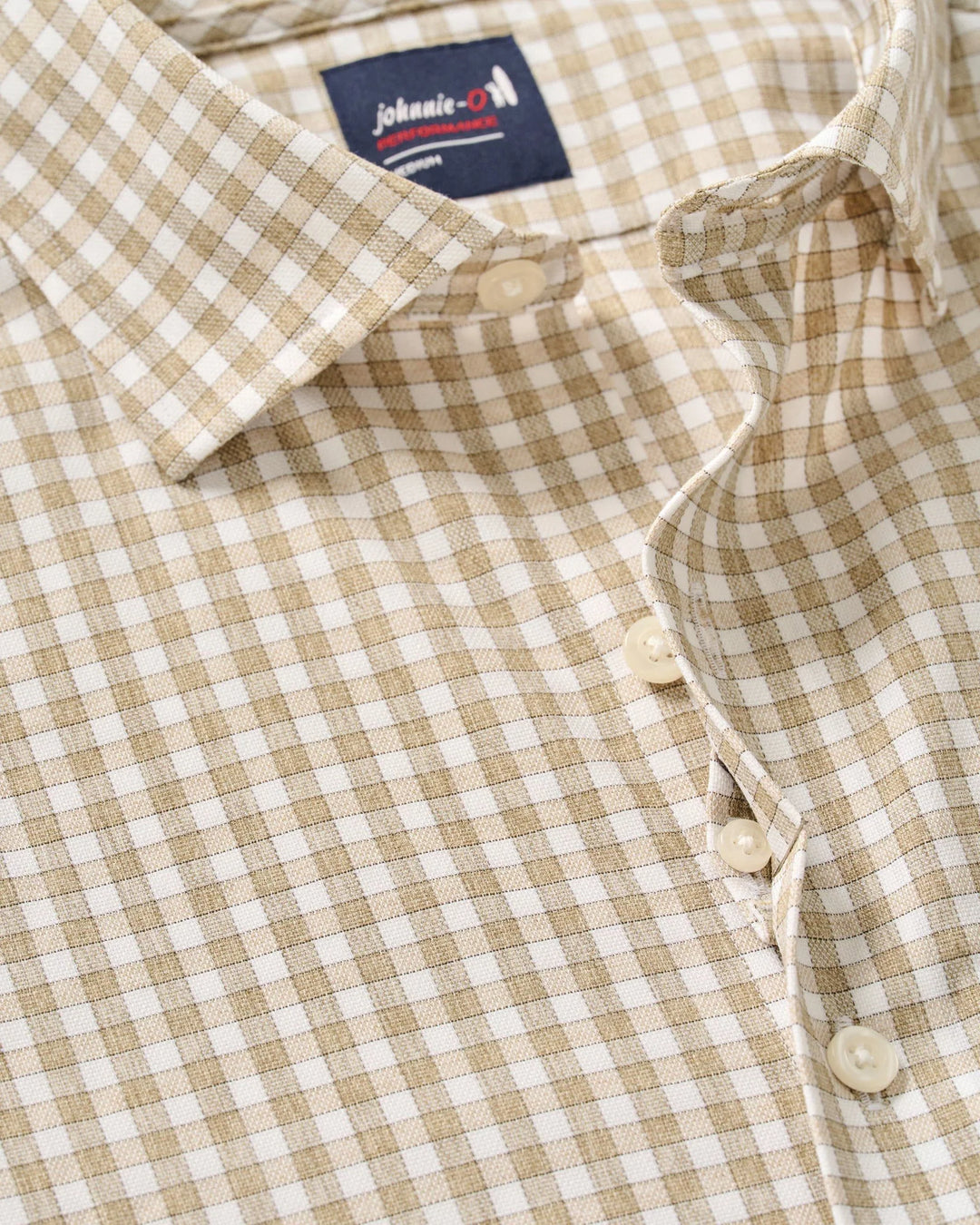 Johnnie-O Performance Button Up Shirt - Westwood: Hazelnut