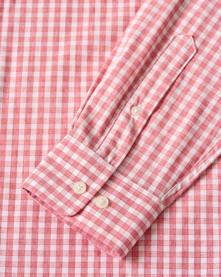 Johnnie-O Performance Button Up Shirt - Westwood: Lobster