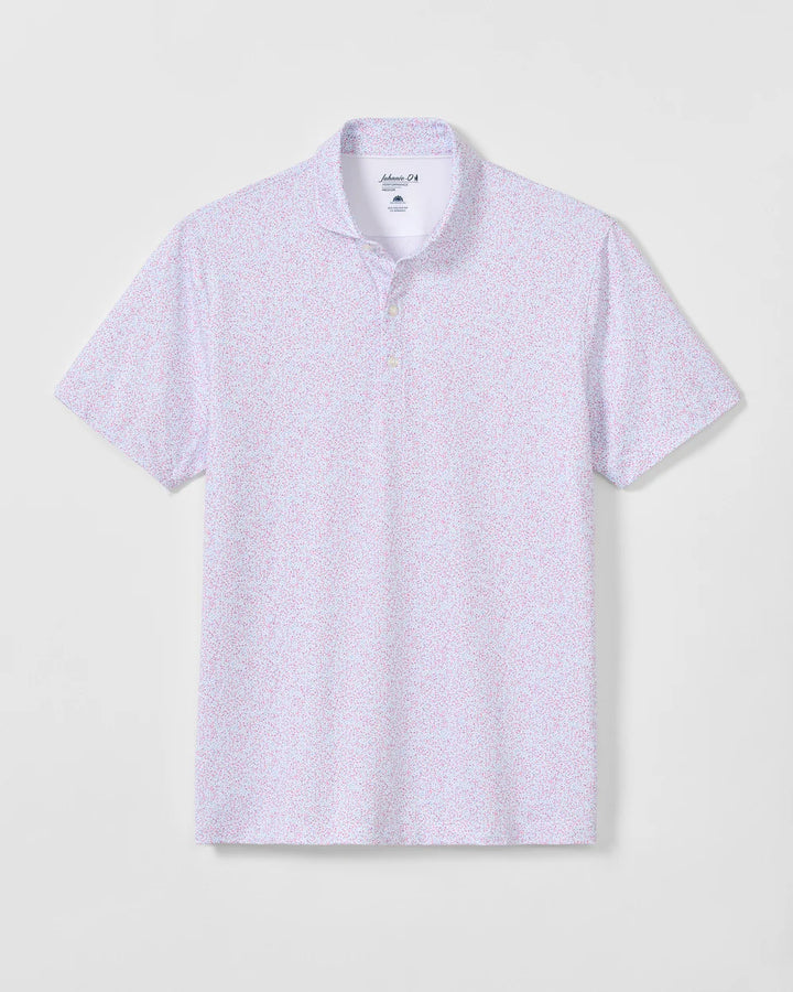 Johnnie-O Performance Jersey Polo: Autumn Neat: Maliblu