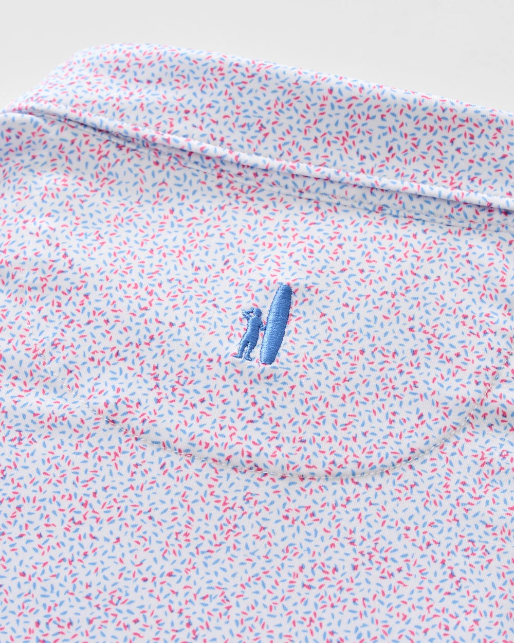 Johnnie-O Performance Jersey Polo: Autumn Neat: Maliblu