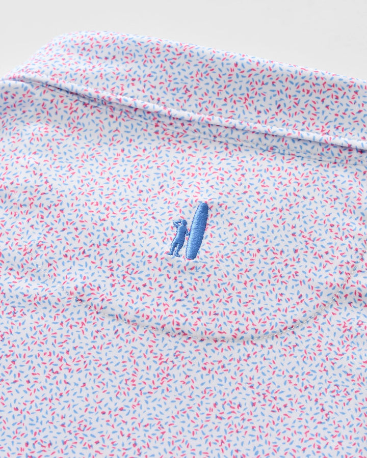 Johnnie-O Performance Jersey Polo: Autumn Neat: Maliblu