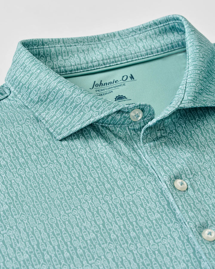 Johnnie-O Performance Jersey Polo - Bars Open: Sublime