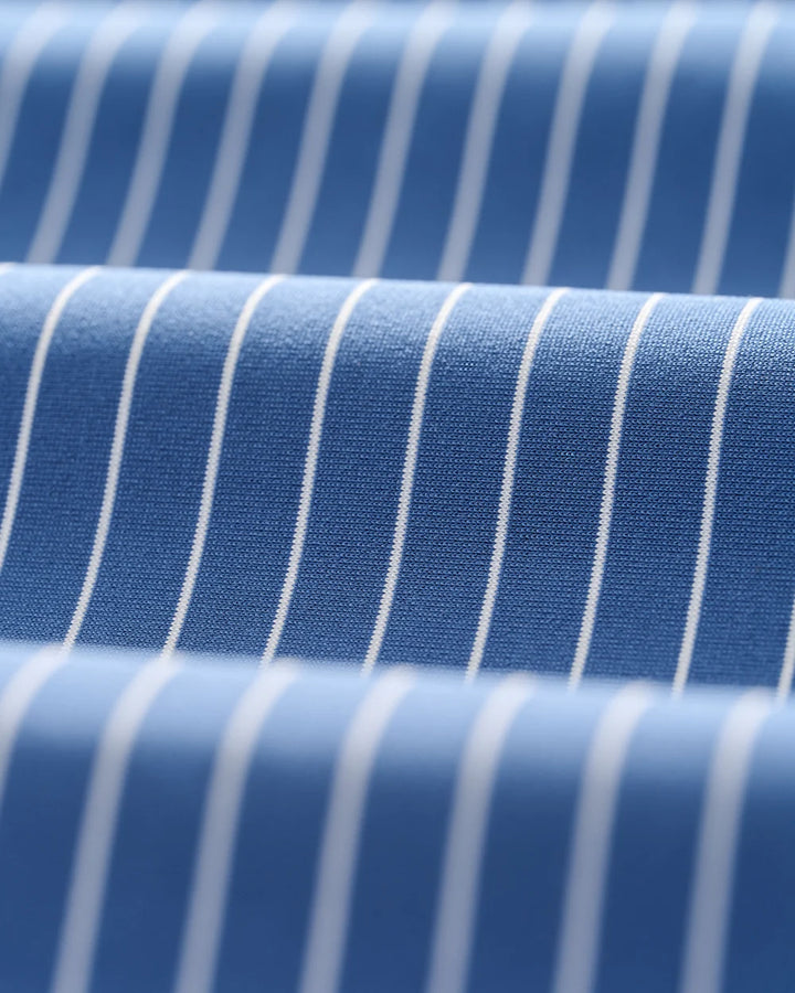 Johnnie-O Performance Jersey Polo: Beau Stripe: Lake
