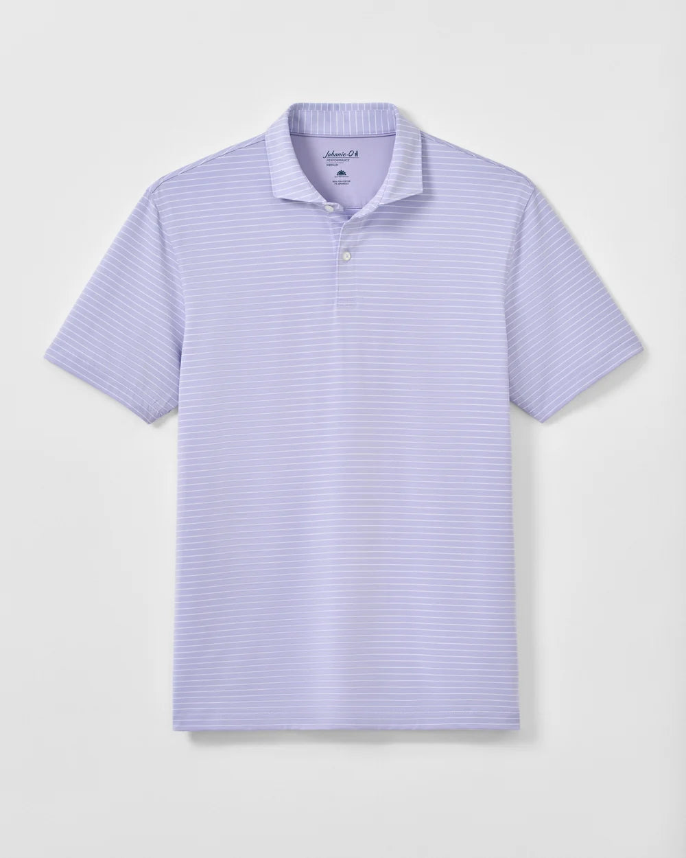 Johnnie-O Performance Jersey Polo: Beau Stripe: Viola