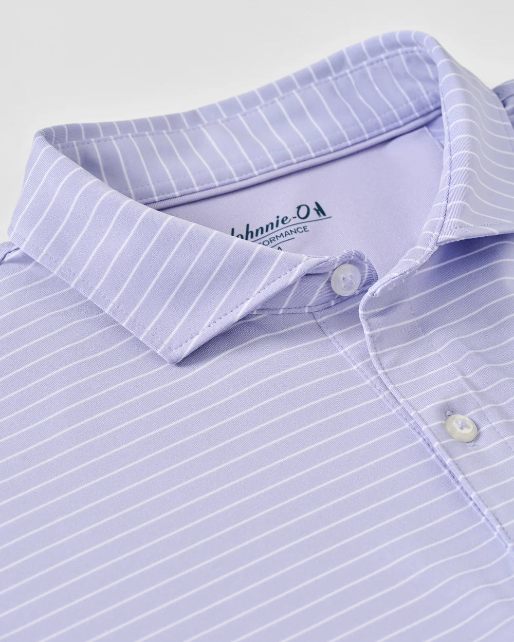 Johnnie-O Performance Jersey Polo: Beau Stripe: Viola