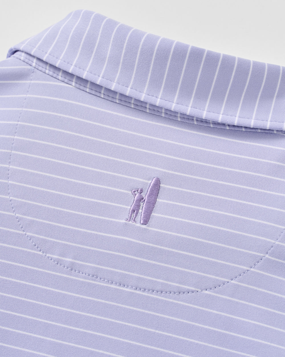 Johnnie-O Performance Jersey Polo: Beau Stripe: Viola