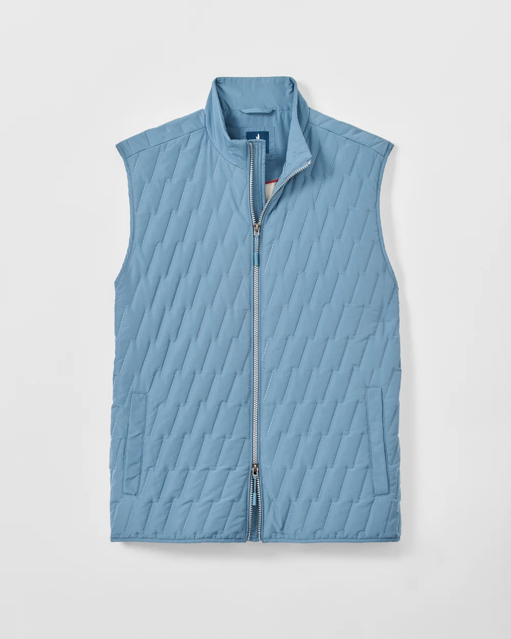 Johnnie-O Belfry Quilted Puffer Vest: Bluestone