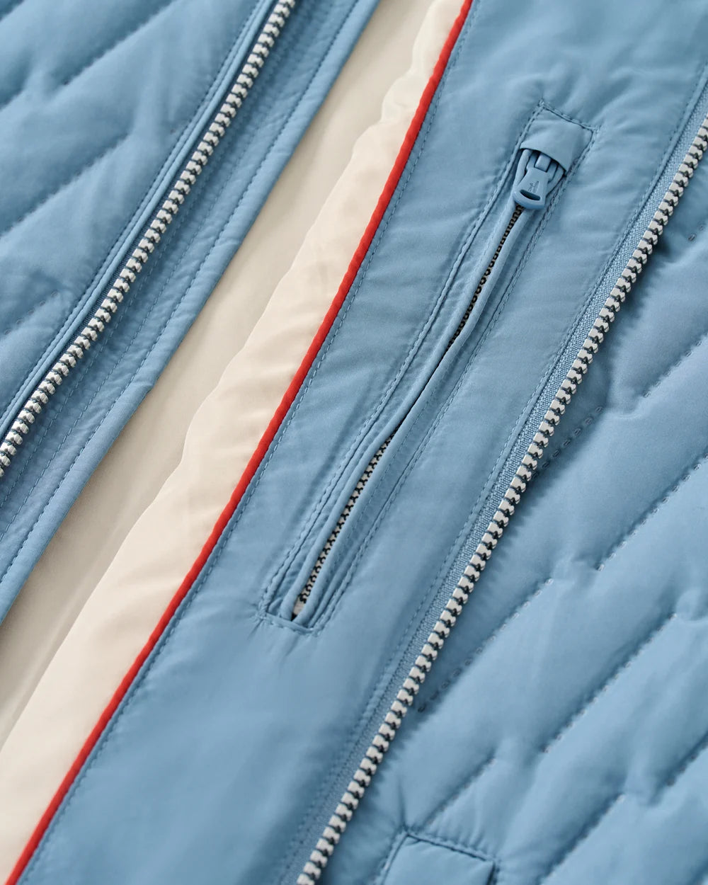 Johnnie-O Belfry Quilted Puffer Vest: Bluestone