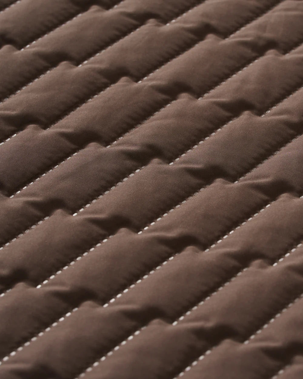 Johnnie-O Belfry Quilted Puffer Vest: Cocoa