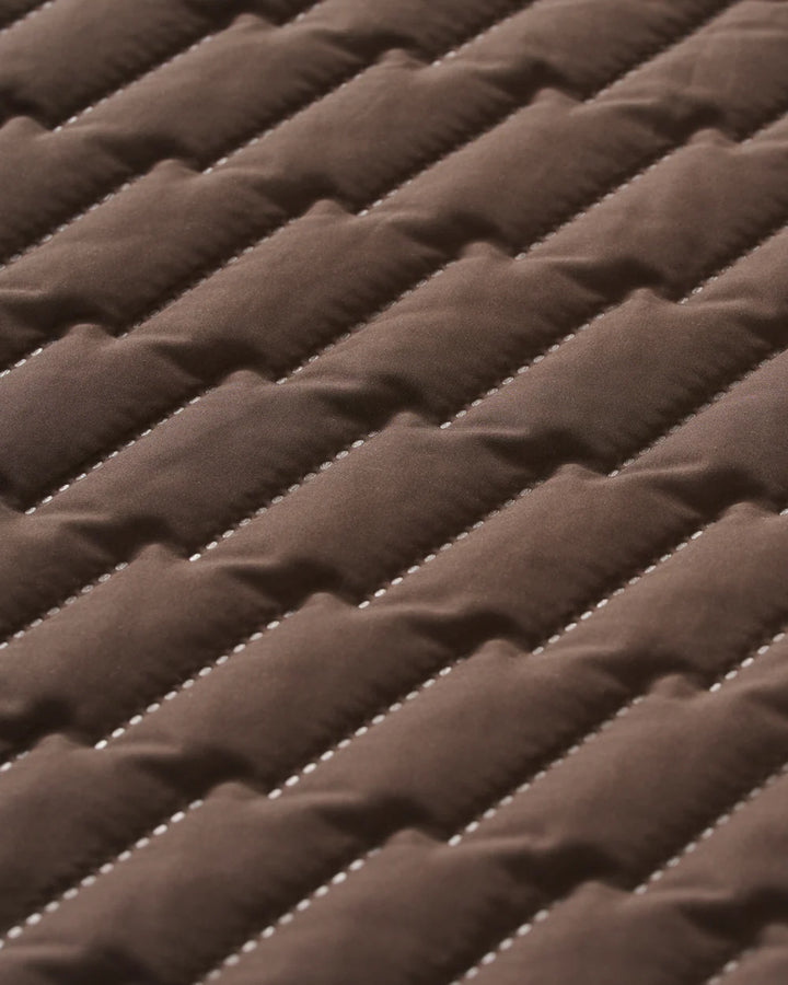 Johnnie-O Belfry Quilted Puffer Vest: Cocoa