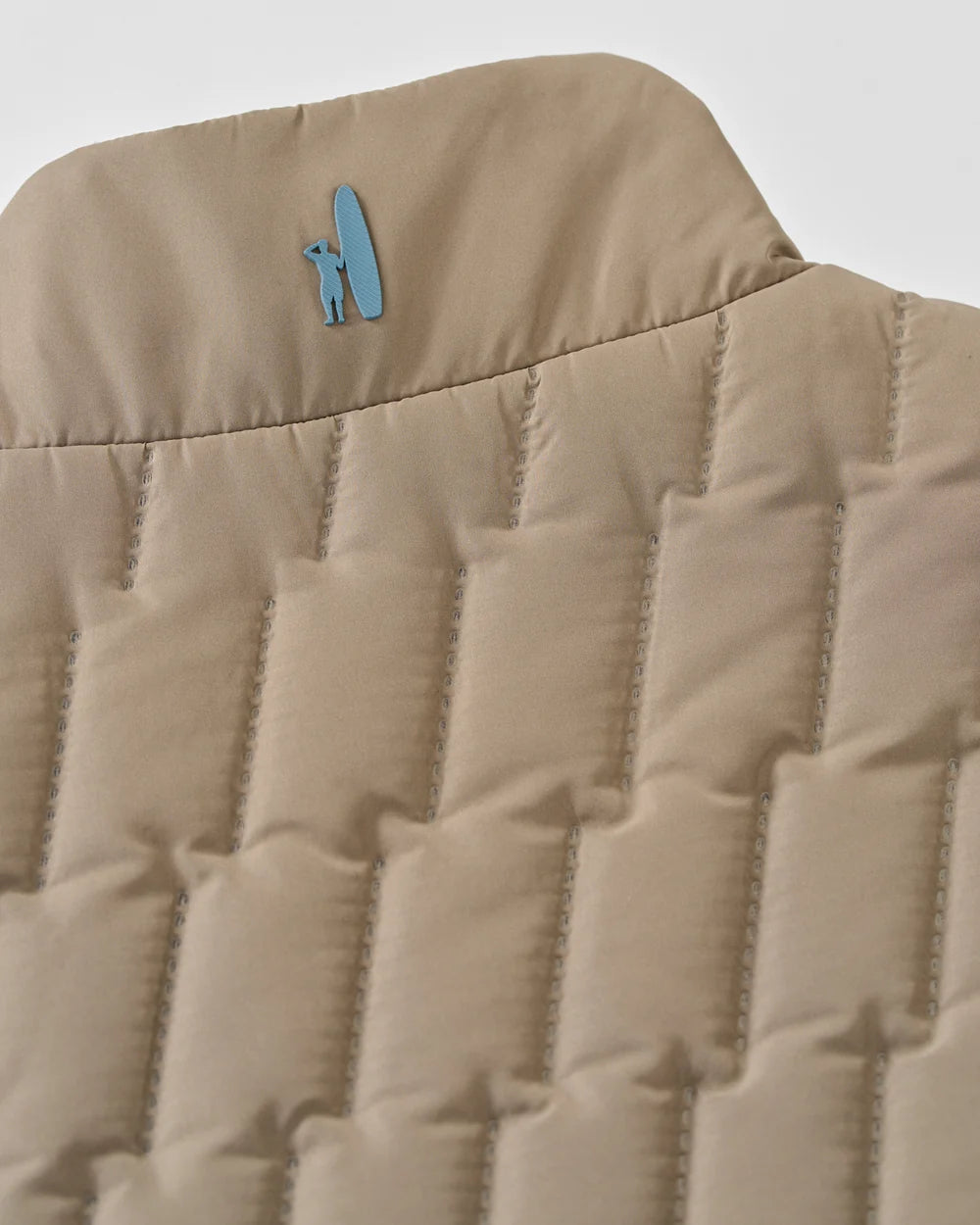 Johnnie-O Belfry Quilted Puffer Vest: Khaki