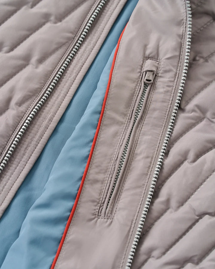 Johnnie-O Belfry Quilted Puffer Vest: Magnesium